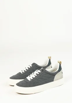 Goliath Donkerblauwe Textiel Sneakers Met Suede^Sacha Store