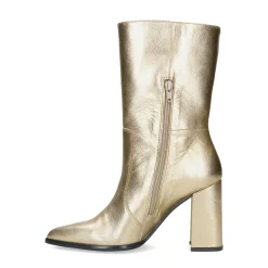 Gouden Enkellaarsjes Met Hak^Sacha Online