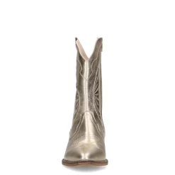 Gouden Leren Cowboylaarzen^Sacha Hot
