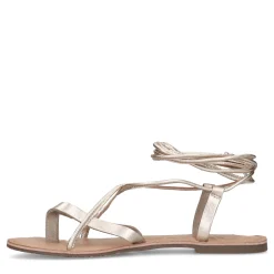 Gouden Leren Sandalen^Sacha Discount
