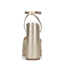 Gouden Platform Pumps Met Plateau Hak^Sacha Sale