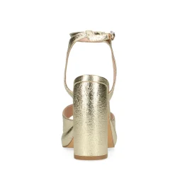 Gouden Platform Sandalen Met Hak^Sacha Discount