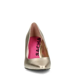 Gouden Pumps Met Roze Hak^Sacha Sale