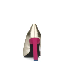 Gouden Pumps Met Roze Hak^Sacha Sale