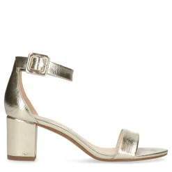 Gouden Sandalen Met Hak^Sacha Fashion