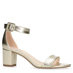 Gouden Sandalen Met Hak^Sacha Fashion