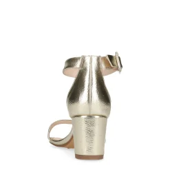 Gouden Sandalen Met Hak^Sacha Fashion