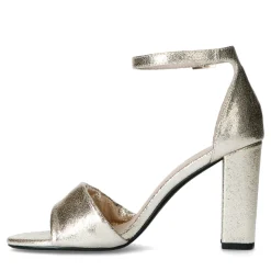 Gouden Sandalen Met Hoge Hak^Sacha Fashion