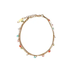 Goudkleurige Dubbele Armband Met Kraaltjes^Sacha Hot