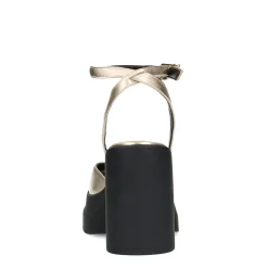 Goudkleurige Metallic Pumps Met Plateau Hak^Sacha Shop