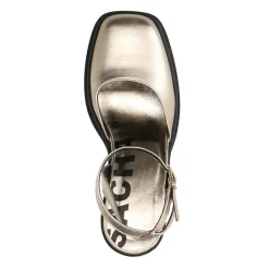Goudkleurige Metallic Pumps Met Plateau Hak^Sacha Shop
