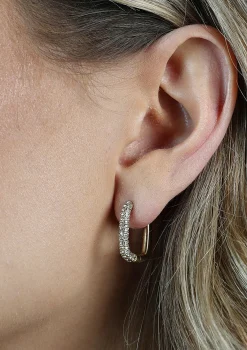 Goudkleurige Strass Oorbellen^Sacha Clearance