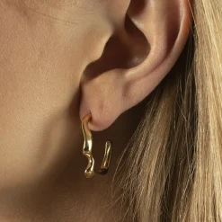 Goudkleurige Twisted Oorringen^Sacha Discount