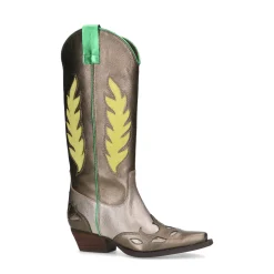 Grijze Metallic Cowboylaarzen^Sacha Best