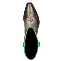 Grijze Metallic Cowboylaarzen^Sacha Best