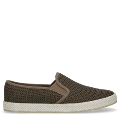 Groene Canvas Loafers Met Geweven Touwzool^Sacha Cheap