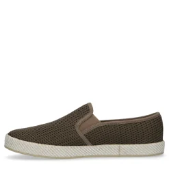 Groene Canvas Loafers Met Geweven Touwzool^Sacha Cheap