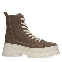 Groene Canvas Veterlaarsjes^Sacha Best