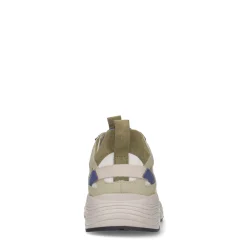 Groene Dad Sneakers Met Paarse En Goudkleurige Details^Sacha Store