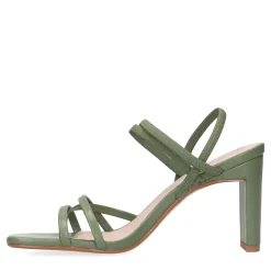 Groene Hak Sandalen Met Bandjes^Sacha Cheap