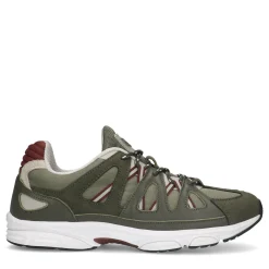 Groene Leren Runner Sneakers^Sacha Sale
