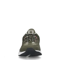 Groene Leren Runner Sneakers^Sacha Sale