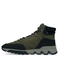 Groene Nubuck Veterboots^Sacha Sale