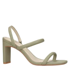 Groene Sandalen Met Rechte Hak^Sacha Best Sale