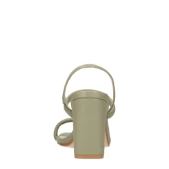 Groene Sandalen Met Rechte Hak^Sacha Best Sale