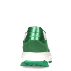 Groene Sneakers Met Metallic Details^Sacha Fashion