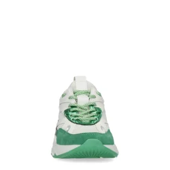 Groene Sneakers Met Metallic Details^Sacha New