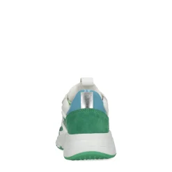 Groene Sneakers Met Metallic Details^Sacha New