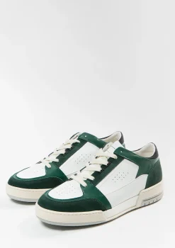 Groene Sneakers Met Suede Details^Sacha Discount