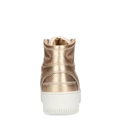 Hoge Gouden Leren Sneakers^Sacha Cheap