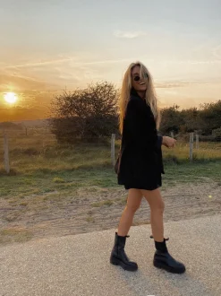 Hoge Zwarte Chelsea Boots^Sacha Discount