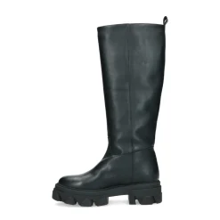 Hoge Zwarte Laarzen Met Grove Zool^Sacha Cheap
