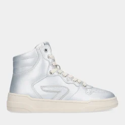 Hub Court High L31 Dull Silver/Lt. Beige Dames Sneakers^Sacha Store