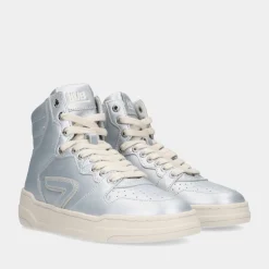 Hub Court High L31 Dull Silver/Lt. Beige Dames Sneakers^Sacha Store