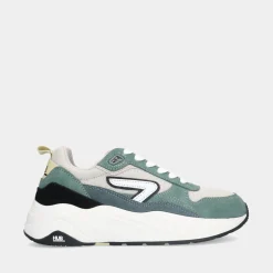 Hub Glide S43 Light Beige/White/Leaf Green Dames Sneakers^Sacha Cheap
