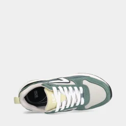 Hub Glide S43 Light Beige/White/Leaf Green Dames Sneakers^Sacha Cheap
