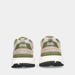 Hub Grid-M S48 Light Beige/Off White/Moss Green Heren Sneakers^Sacha New