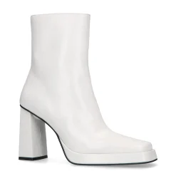 Jeffrey Campbell Witte Enkellaarsjes Met Hak^Sacha Online