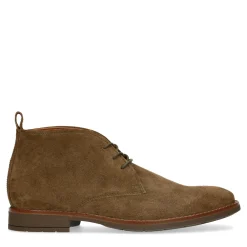 Khaki Suede Veterboots^Sacha Outlet