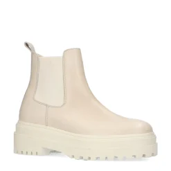 Latte Chunky Chelsea Boots^Sacha Hot