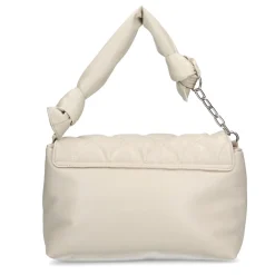 Latte Handtas Met Gestikte Details^Sacha New