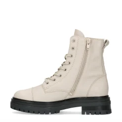 Latte Leren Veterlaarsjes^Sacha Fashion