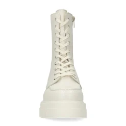 Latte Leren Veterlaarsjes^Sacha Shop