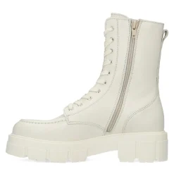 Latte Leren Veterlaarsjes^Sacha Shop