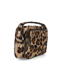 Leren Crossbody Tas Met Luipaardprint^Sacha Cheap