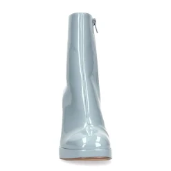 Lichtblauwe Enkellaarsjes Met Lak Look^Sacha Cheap